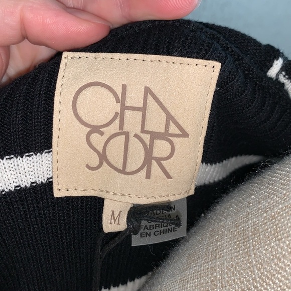 Chaser Rib Knit Hooded Cardigan Sz M - Picture 5 of 11